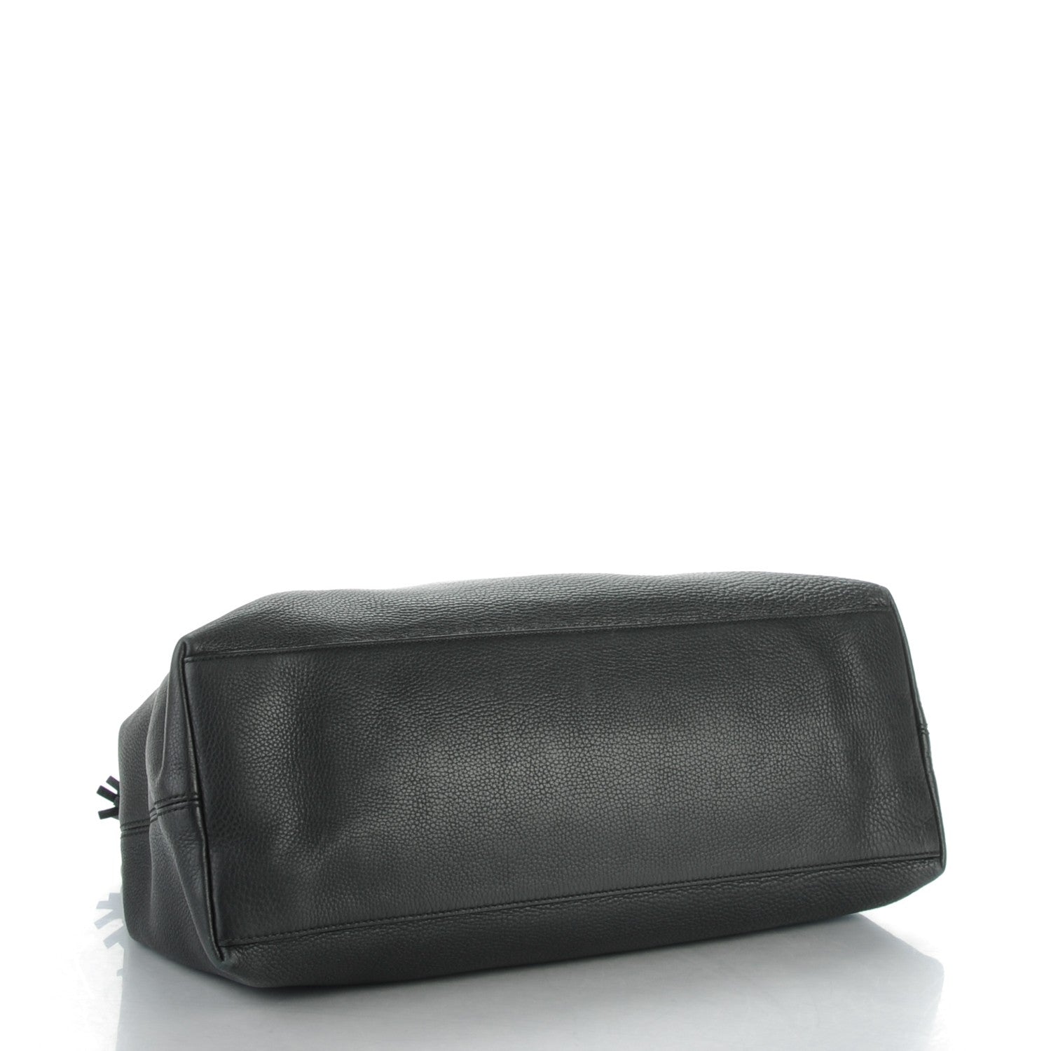 Gucci Pebbled Calfskin Large Soho Chain Shoulder Bag Black 4 of 8