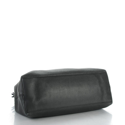 Gucci Pebbled Calfskin Large Soho Chain Shoulder Bag Black 4 of 8