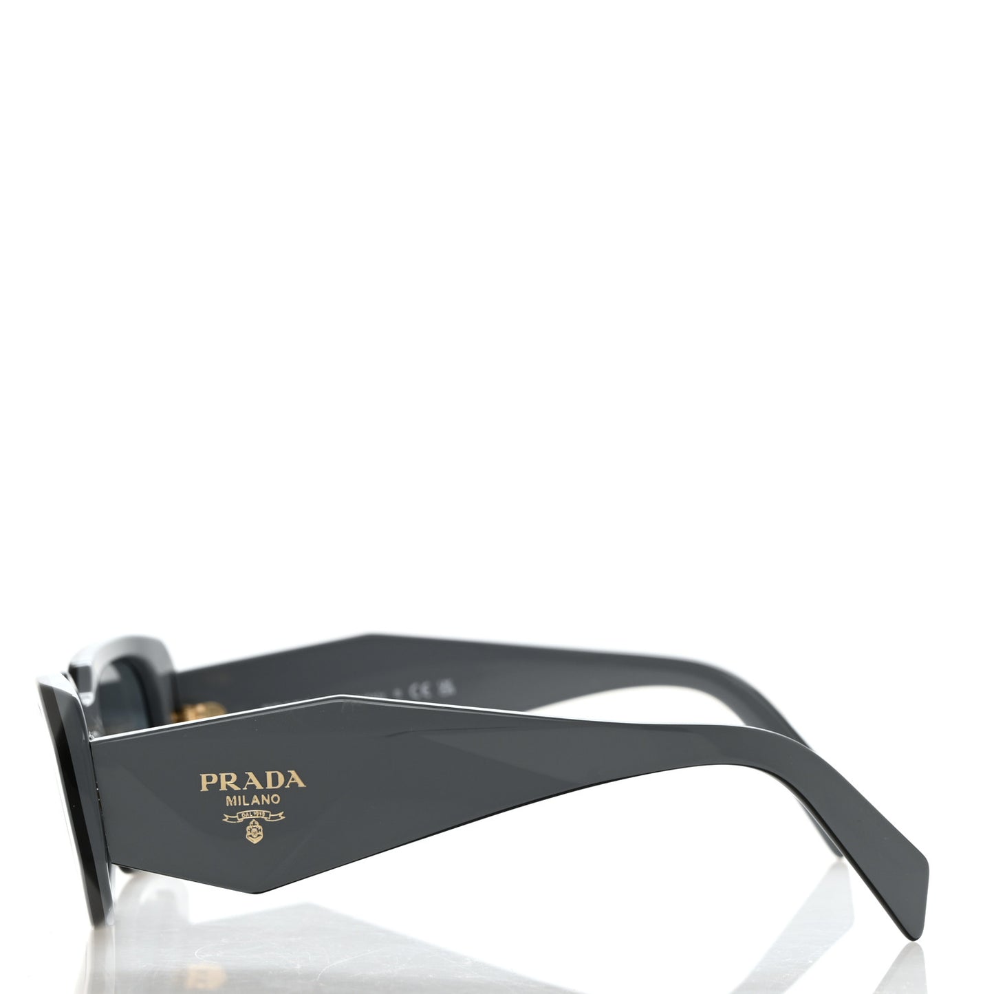 Acetate Symbole Sunglasses SPR 17W Dark Grey
