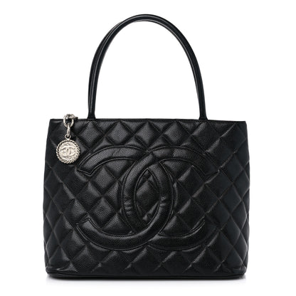 Chanel Caviar Quilted Medallion Tote Black 1 of 13