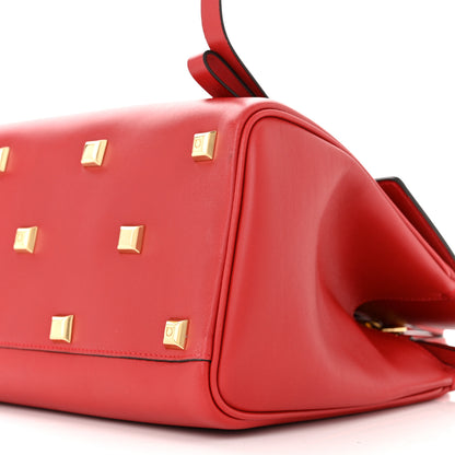 Salvatore Ferragamo Calfskin The Studio Bag Red 10 of 10