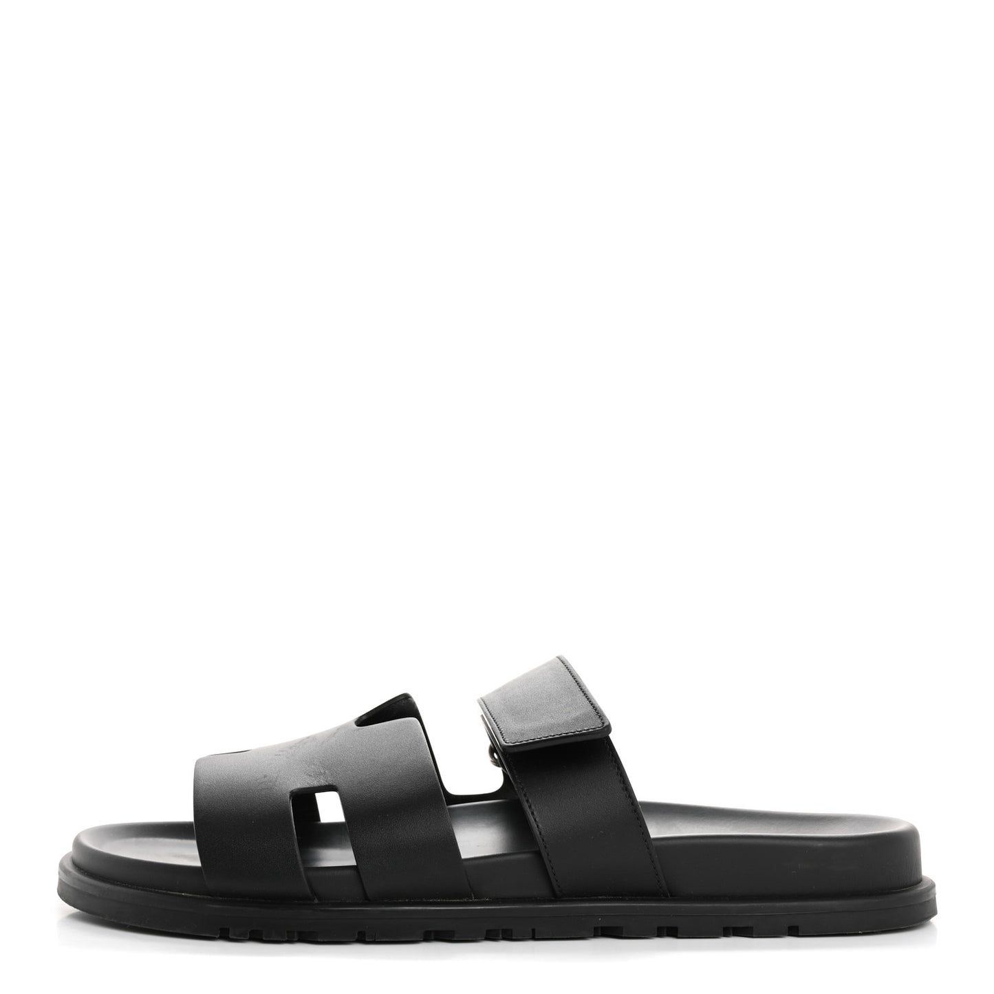 Calfskin Mens Chypre Sandals 43 Black