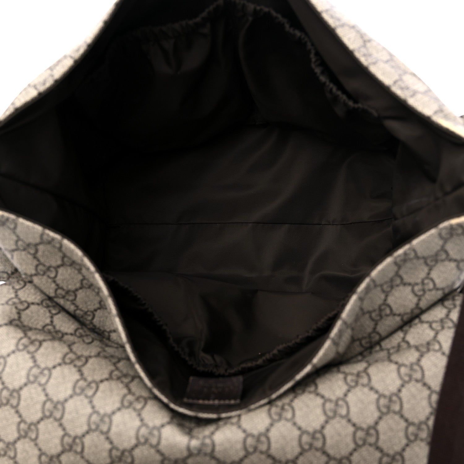 Gucci GG Plus Monogram Messenger Diaper Bag Dark Brown 5 of 20