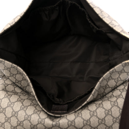 Gucci GG Plus Monogram Messenger Diaper Bag Dark Brown 5 of 20