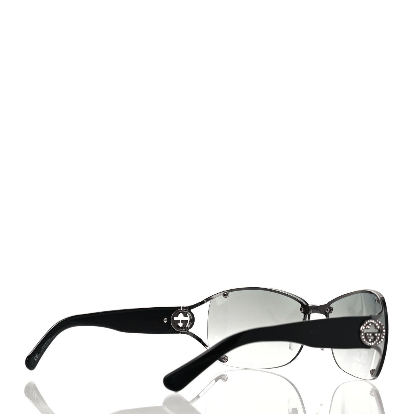 Crystal GG Sunglasses 2820 Black