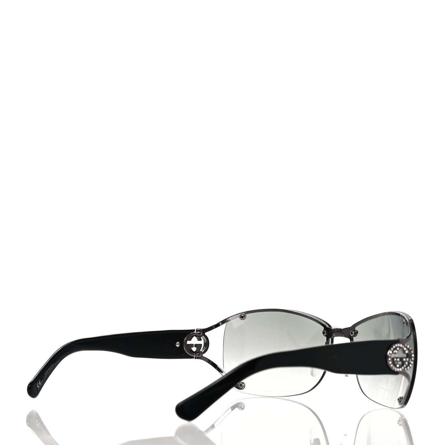 Gucci Crystal GG Sunglasses 2820 Black 4 of 7