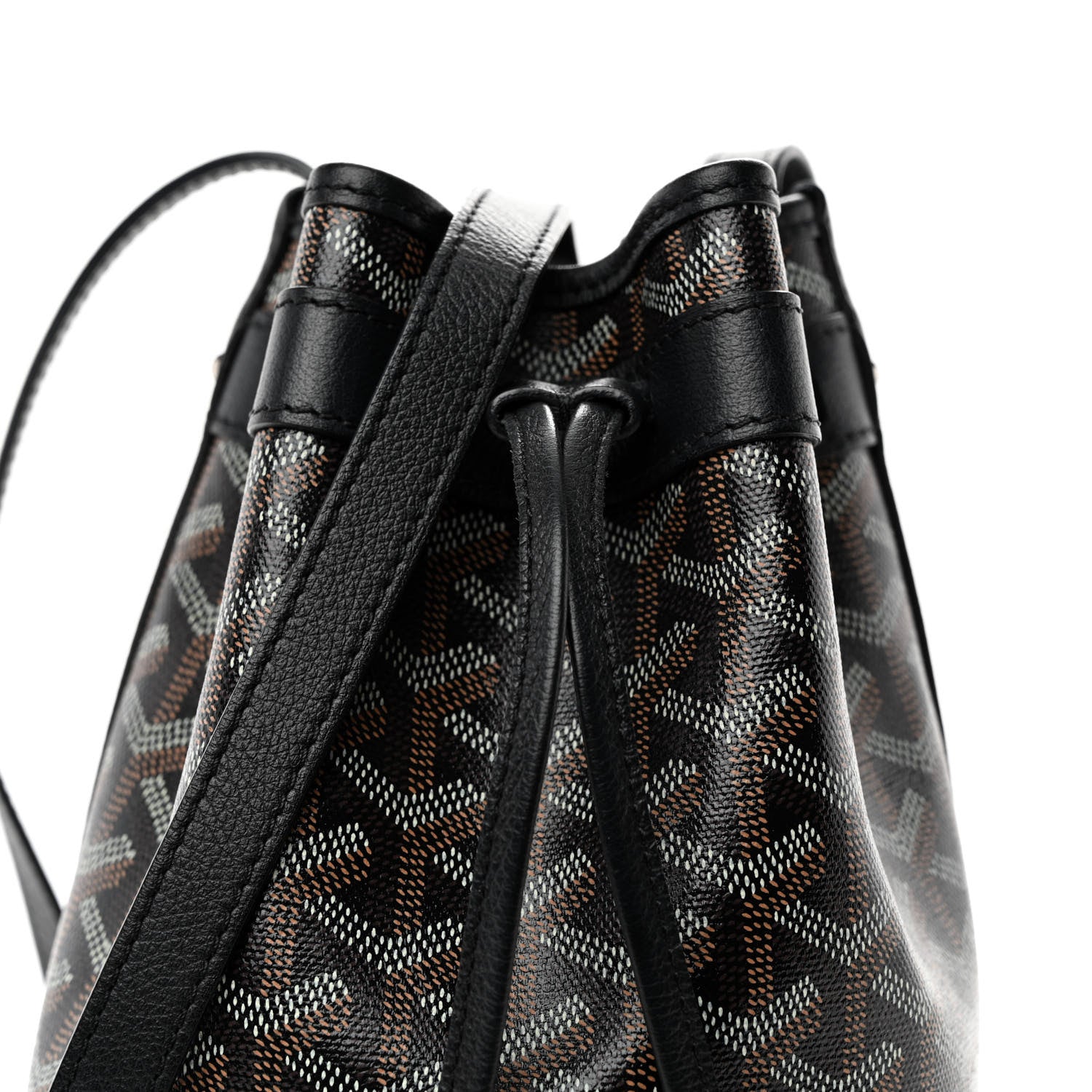 Goyard Goyardine Petit Flot Bucket Bag PM Black 7 of 9