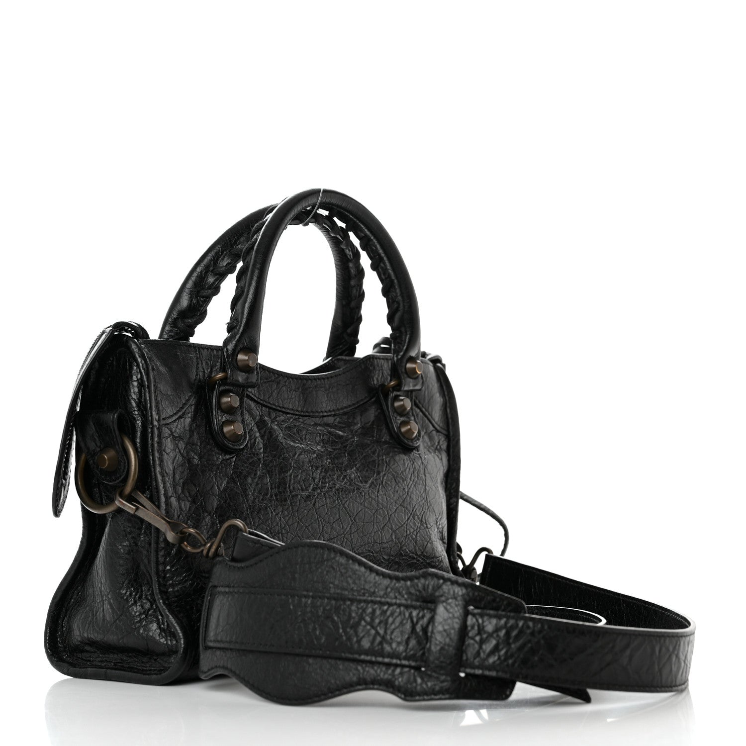 Balenciaga Agneau Classic Hardware Mini City Black 3 of 11