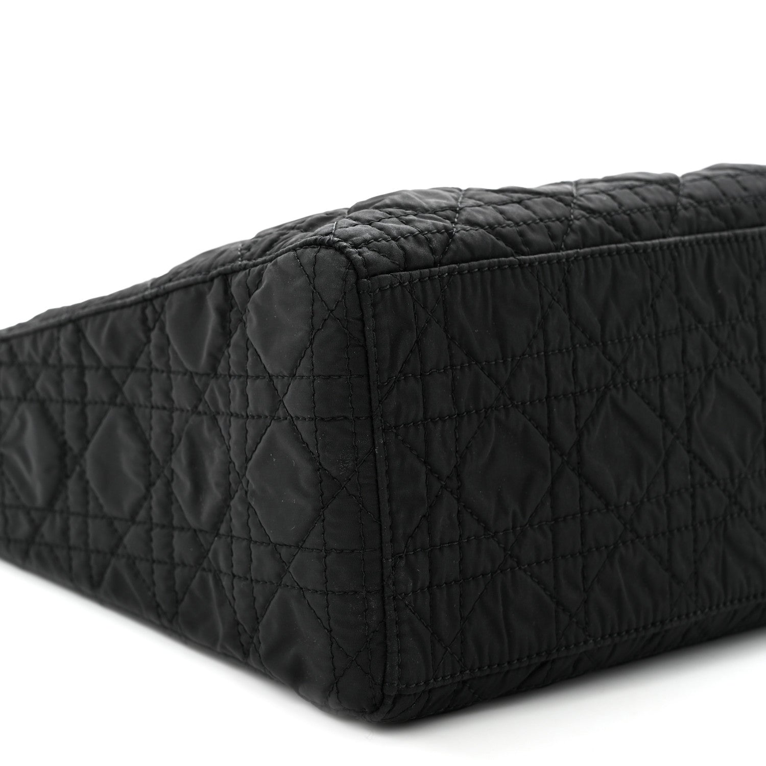 Christian Dior Nylon Cannage Medium Lady Dior Black 9 of 10