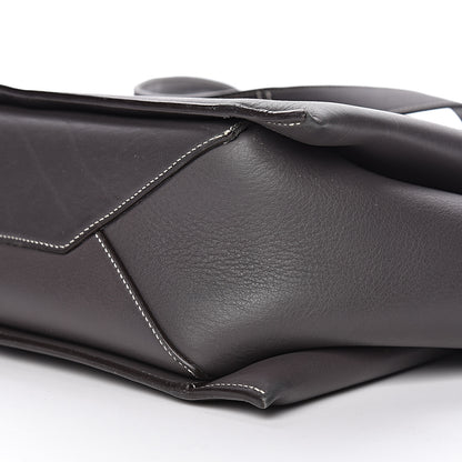 Celine Calfskin Medium Tri-Fold Shoulder Bag Anthracite 10 of 11