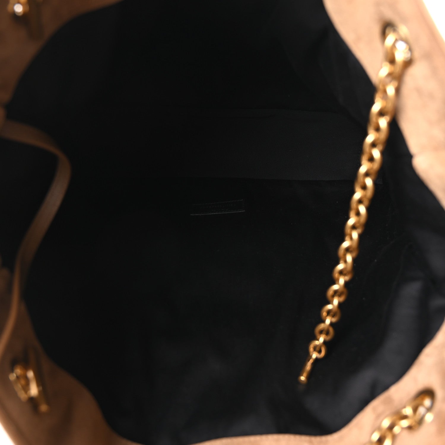 Saint Laurent Suede Medium Jamie Shopping Tote Golden Leaf 6 of 11