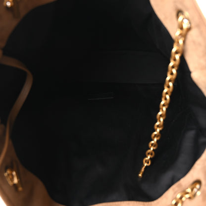 Saint Laurent Suede Medium Jamie Shopping Tote Golden Leaf 6 of 11