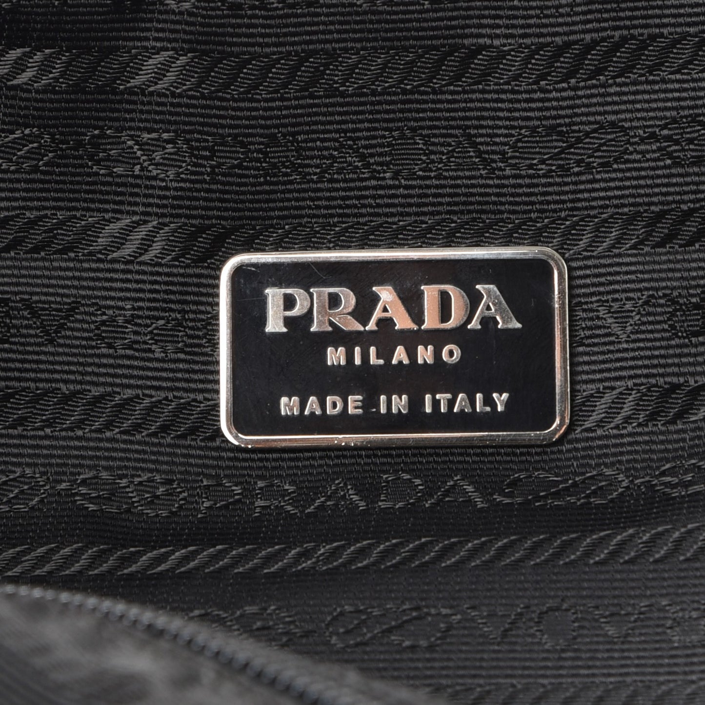 Tessuto Nylon Travel Bag Nero Black