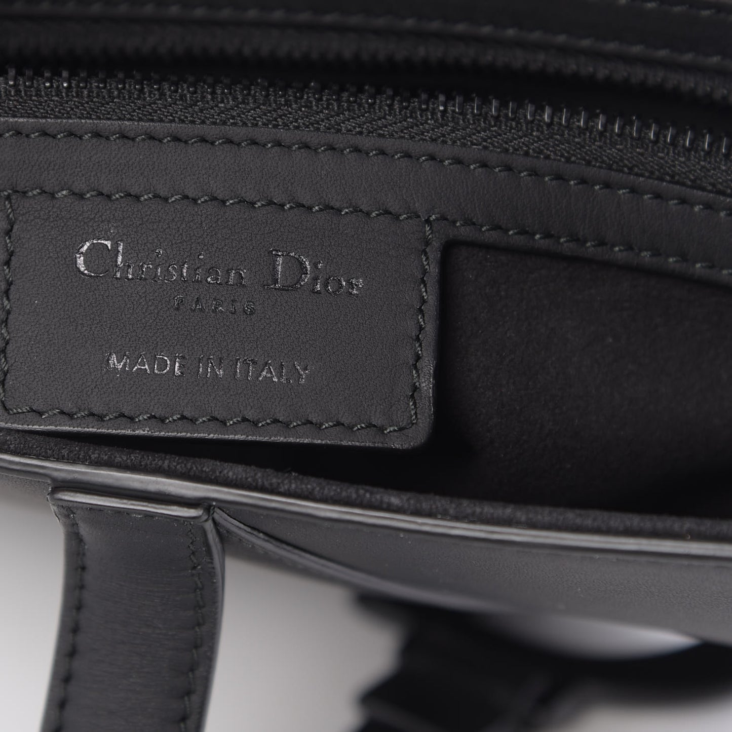 Ultra Matte Calfskin Saddle Bag Black