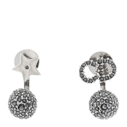 Christian Dior Crystal Star CD Mise En Dior Tribal Earrings 1 of 5