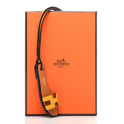 Hermes Epsom Butler Calfskin Hunter Oran Nano Bag Charm Jaune Ambre 4 of 4