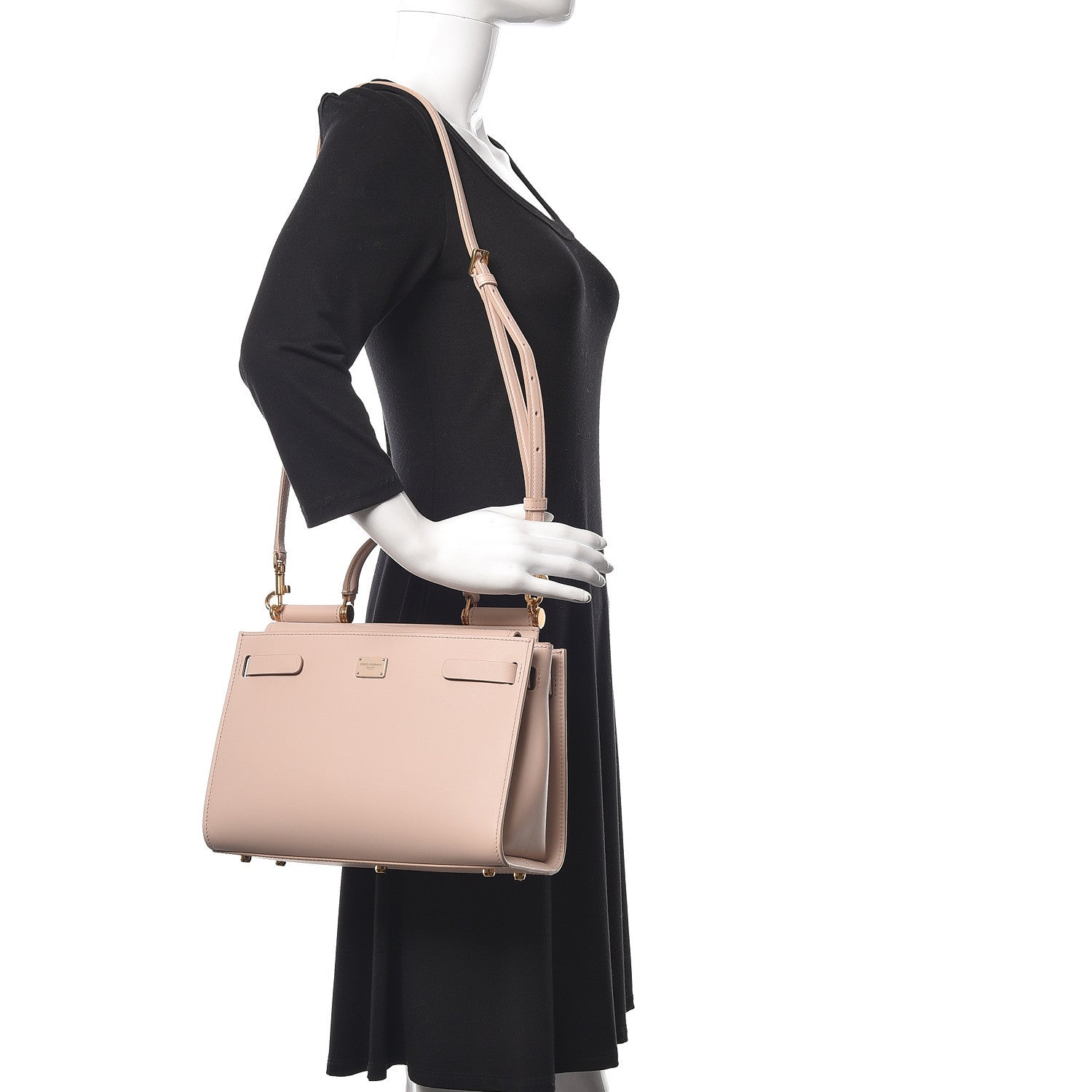 Dolce & Gabbana Calfskin Small Sicily 62 Powdery Pink 2 of 13