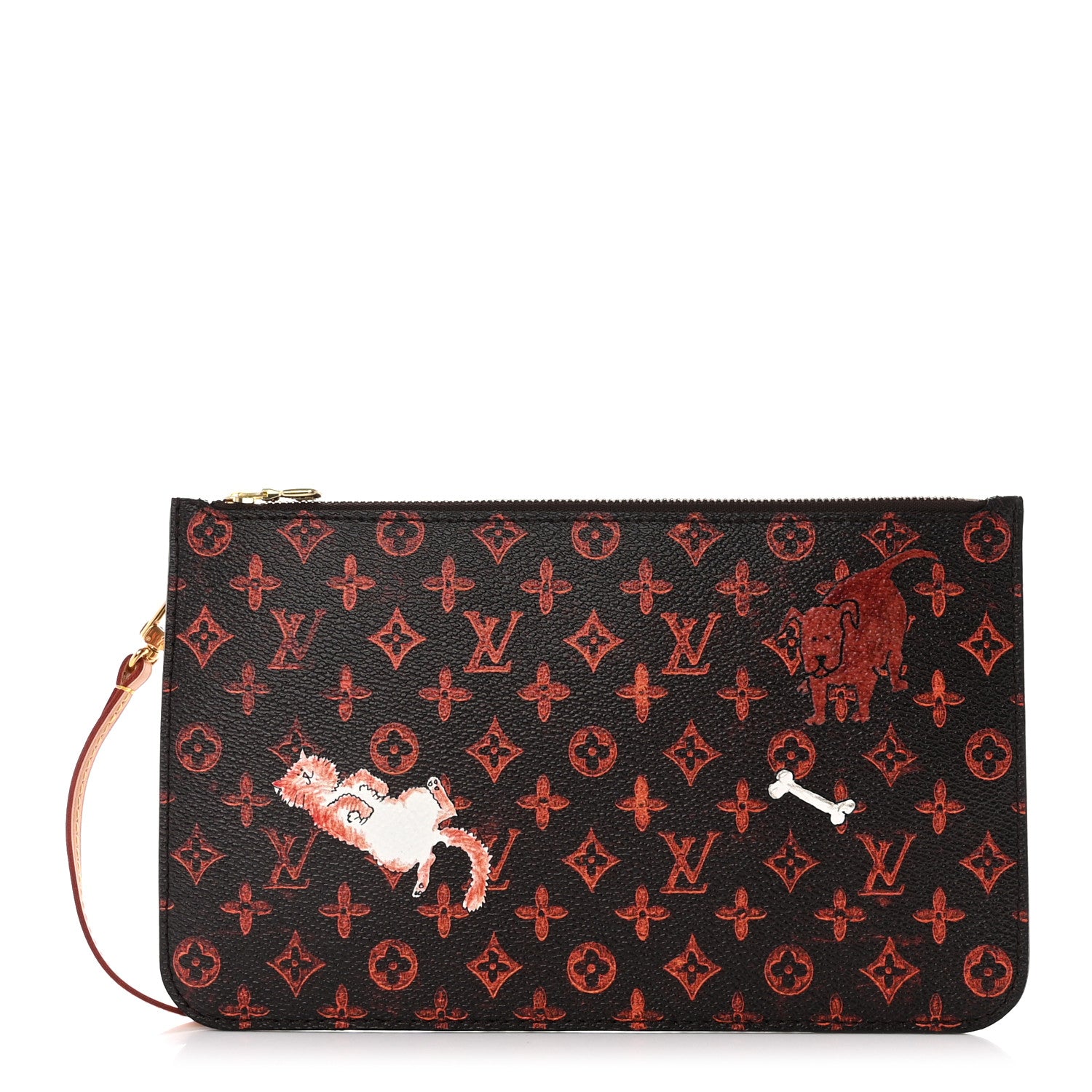 Louis Vuitton Catogram Neverfull MM GM Pochette Marron 1 of 10