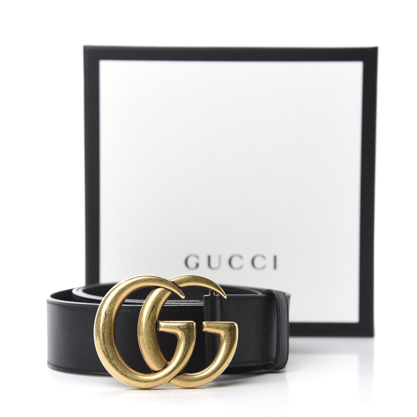 Calfskin Double G 40mm Belt 100 40 Black