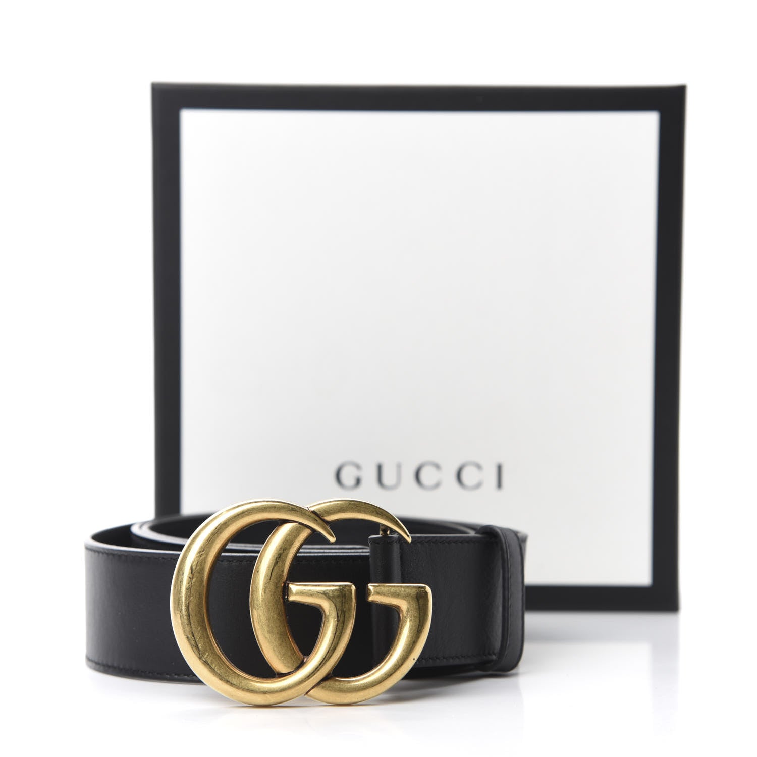 Gucci Calfskin Double G 40mm Belt 100 40 Black 4 of 4