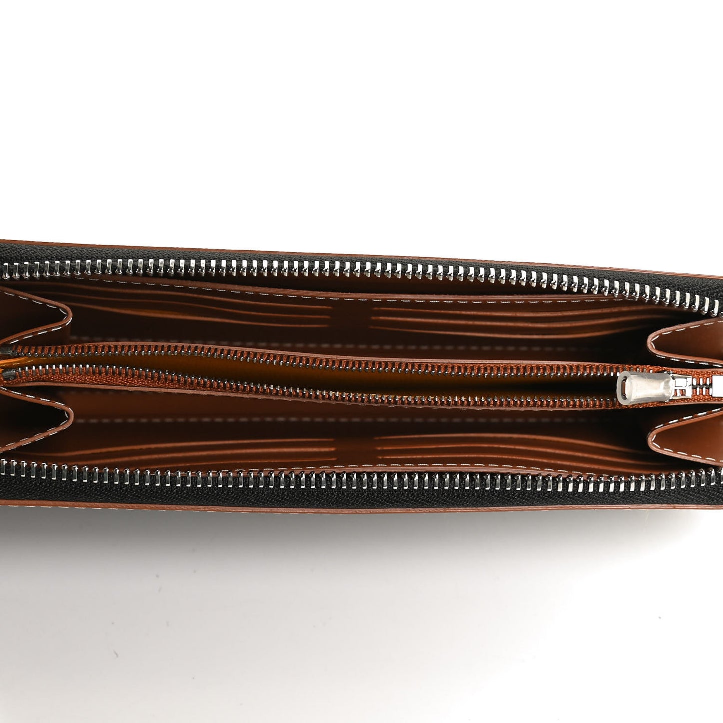 Goyardine Matignon Zip Around GM Wallet Black Gold