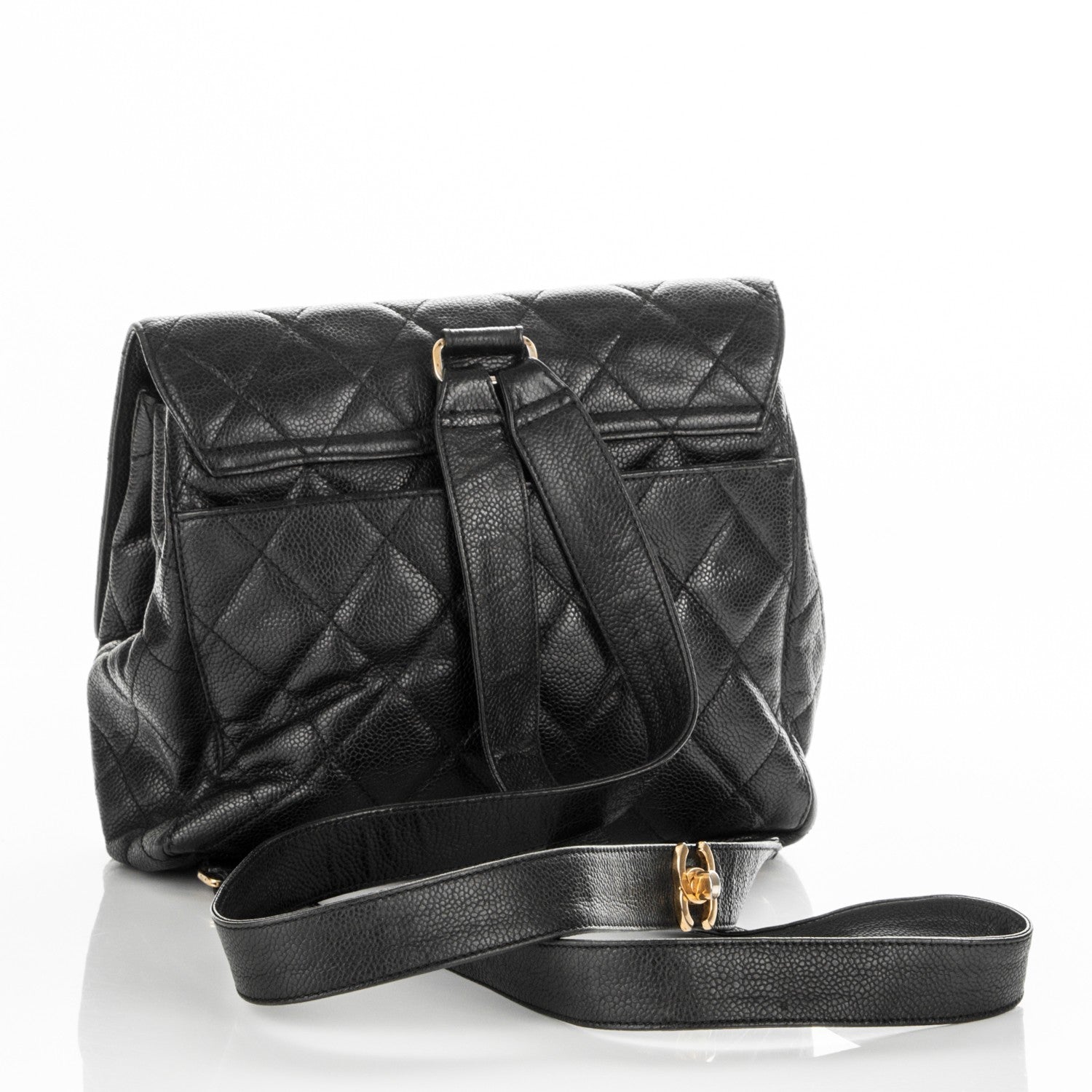 Chanel Caviar Quilted Backpack Black 3 of 7