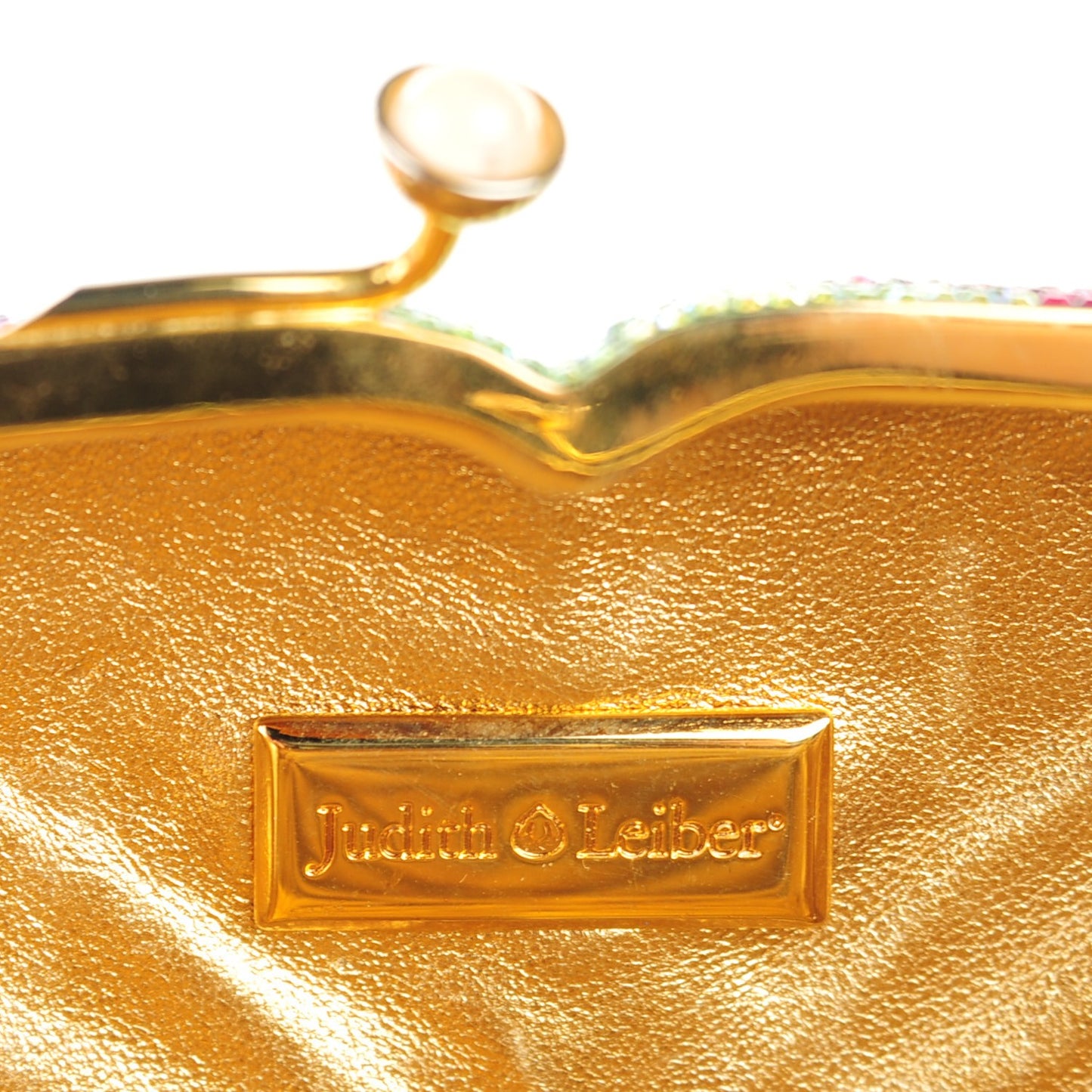 Swarovski Crystal Flower Minaudiere Clutch