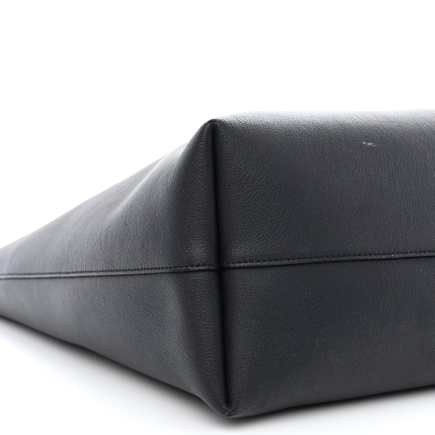 Calfskin Large Shopping Tote Navy