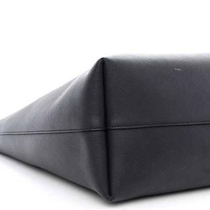 Saint Laurent Calfskin Large Shopping Tote Navy 11 of 16