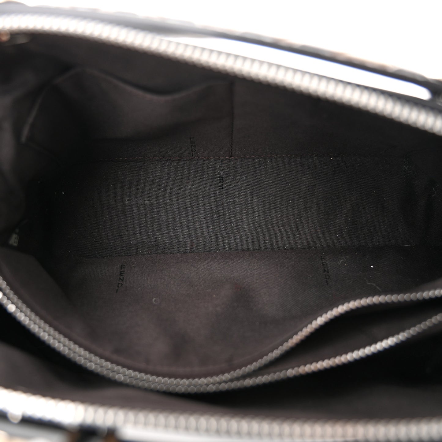 Vitello Dolce Bi-Color FF 1974 Embossed Medium By The Way Boston Bag Black Maya
