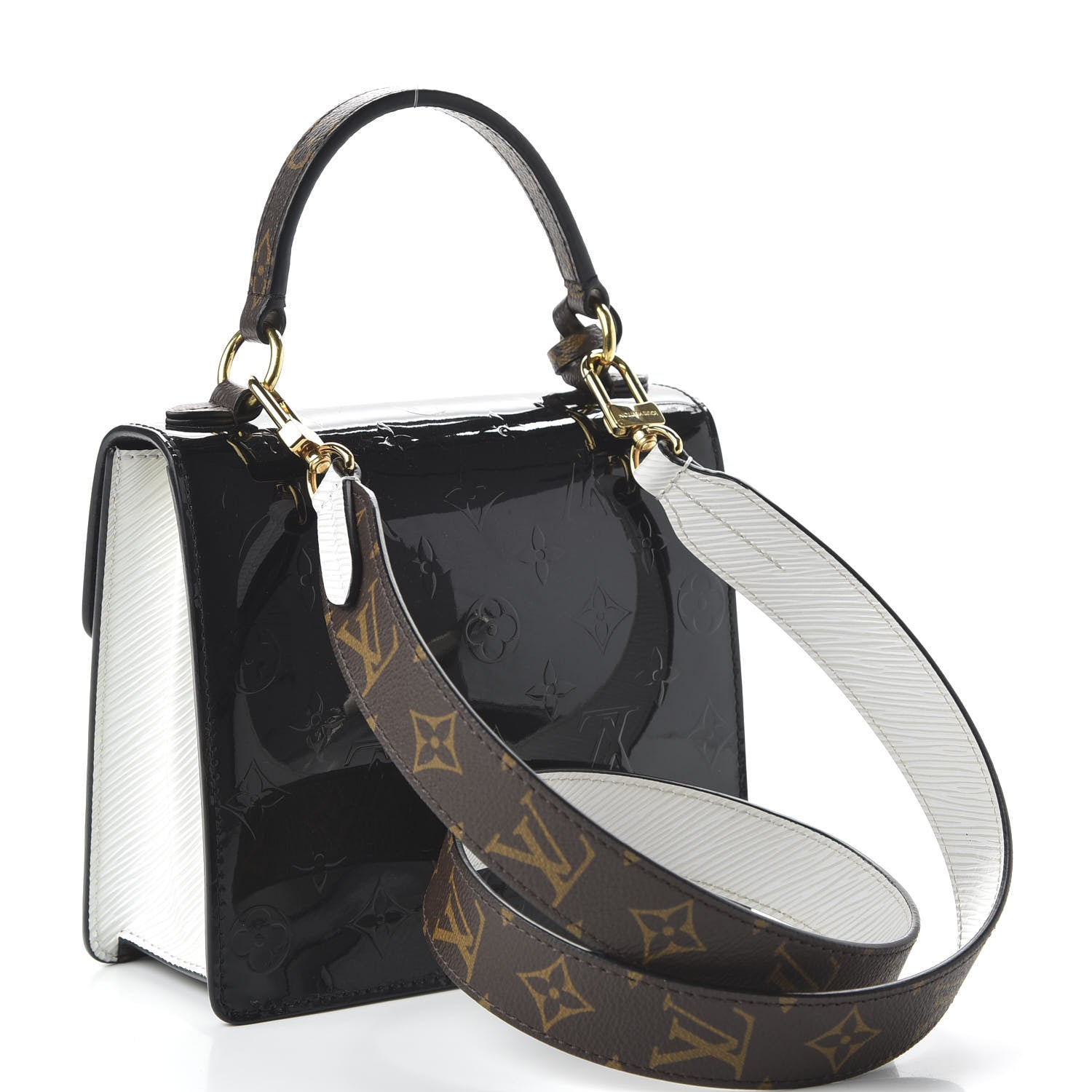 Louis Vuitton Vernis Epi Monogram Spring Street Black 3 of 9