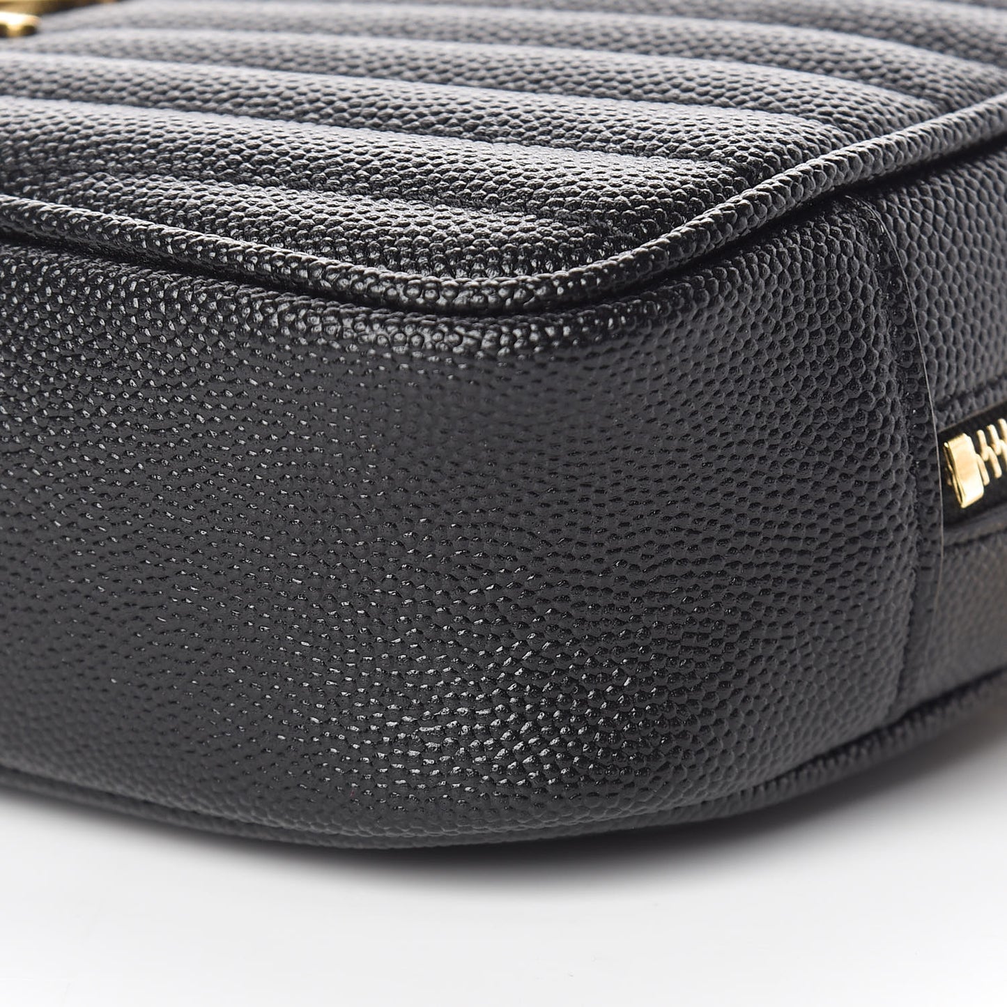 Grain De Poudre Matelasse Monogram Mini Lou Camera Bag Black