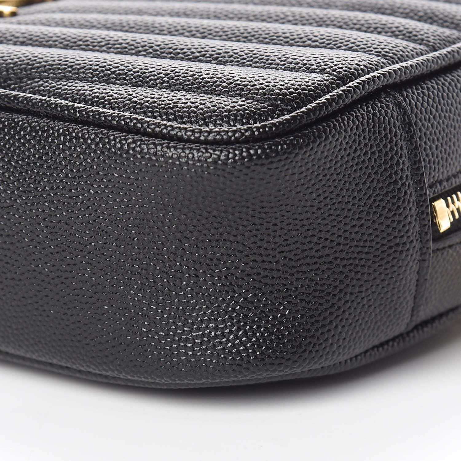 Saint Laurent Grain De Poudre Matelasse Monogram Mini Lou Camera Bag Black 9 of 10