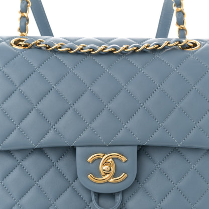 Chanel Lambskin Quilted Large Urban Spirit Backpack Light Blue 8 of 11