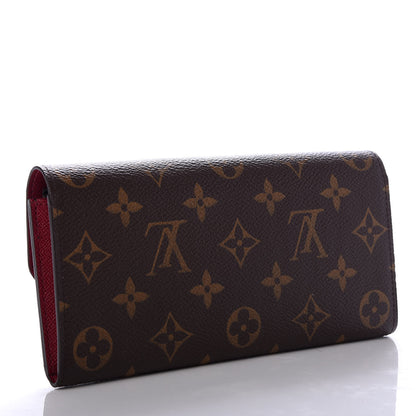 Louis Vuitton Monogram Emilie Wallet Fuchsia 3 of 7