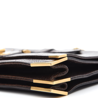 Fendi Vitello Classico No.1 Satchel Dark Brown 7 of 11