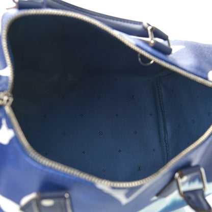 Louis Vuitton Monogram Escale Speedy Bandouliere 30 Blue 5 of 10