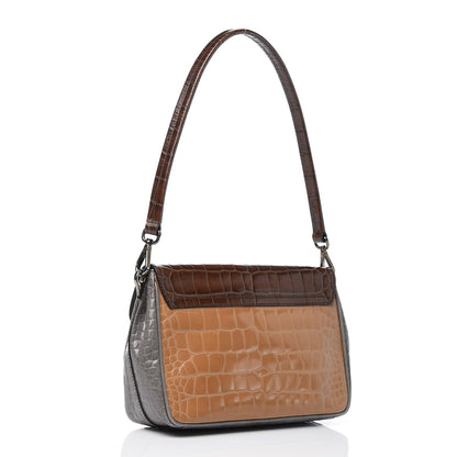 Prada Crocodile Shoulder Bag Multicolor 3 of 11