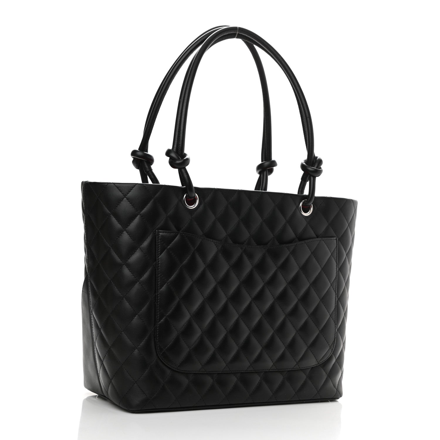Chanel Calfskin Quilted Large Cambon Tote Black 3 of 8
