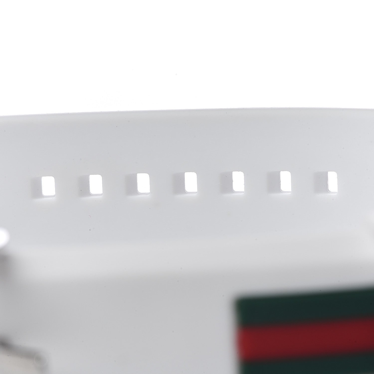 Gucci Stainless Steel Rubber 46mm Sync Web Quartz Watch White 6 of 7