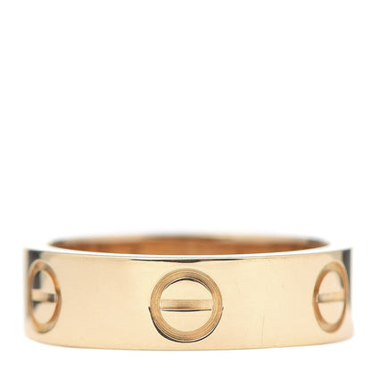 Cartier 18K Yellow Gold 5.5mm LOVE Ring 50 5.25 1 of 4