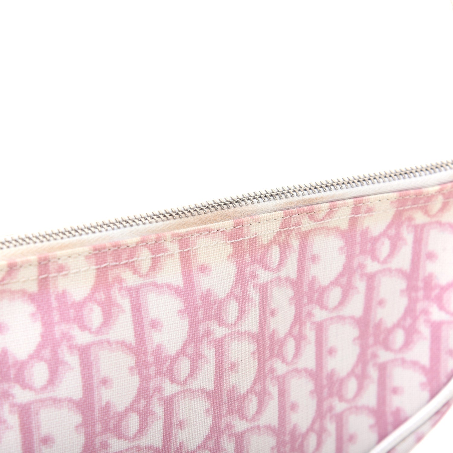Christian Dior Monogram Mini Saddle Pochette Pink 15 of 20