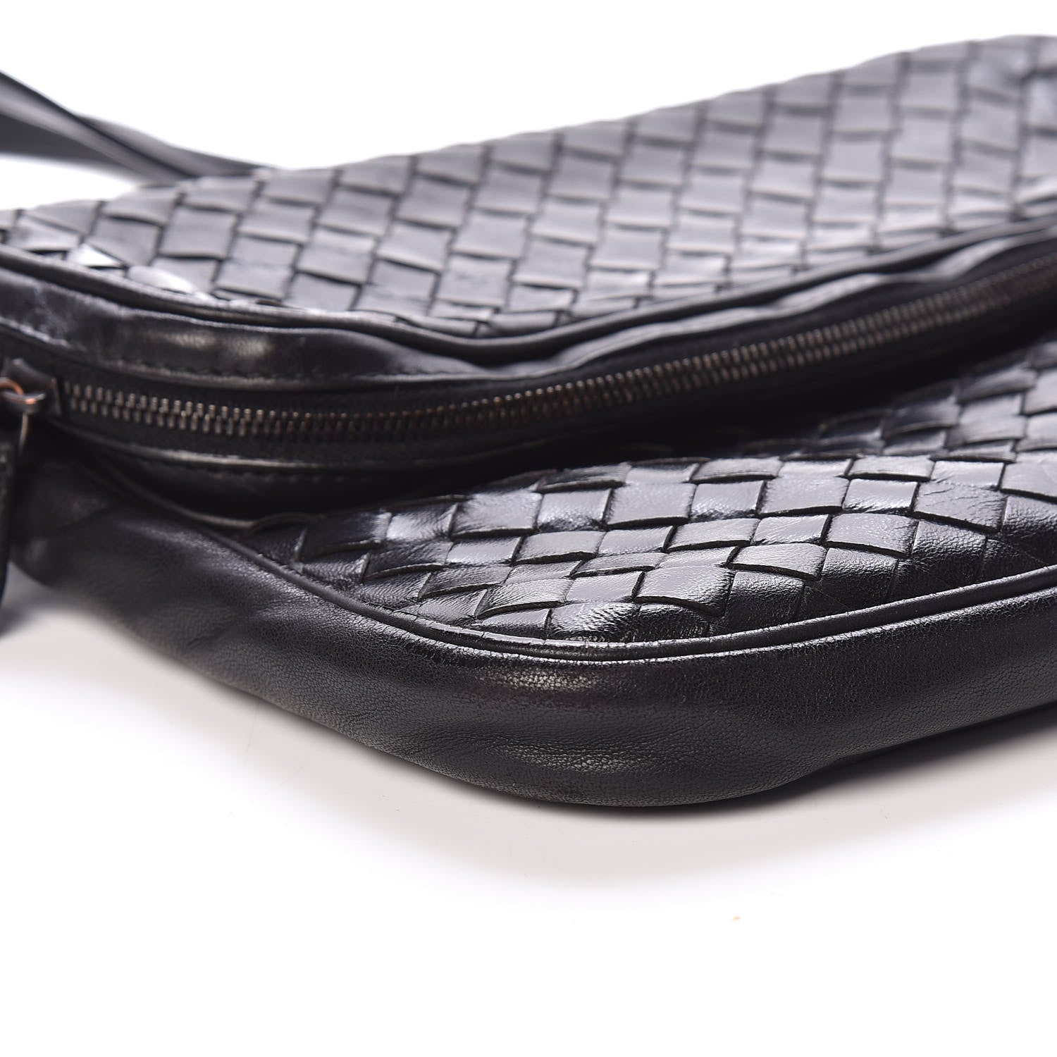 Bottega Veneta Nappa Intrecciato Crossbody Bag Black 9 of 10