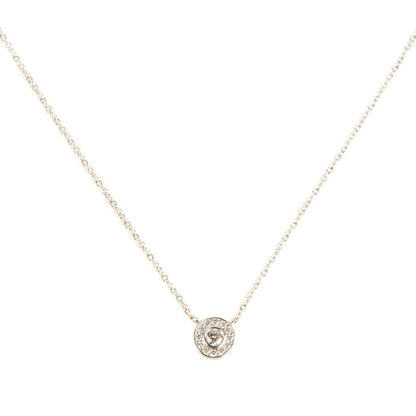 Tiffany Platinum Diamond .20ctw Circlet Pendant Necklace 1 of 4