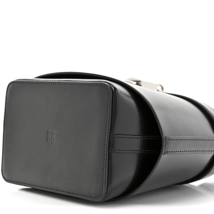 Givenchy Box Calfskin Shark Lock Bucket Bag Black 8 of 9