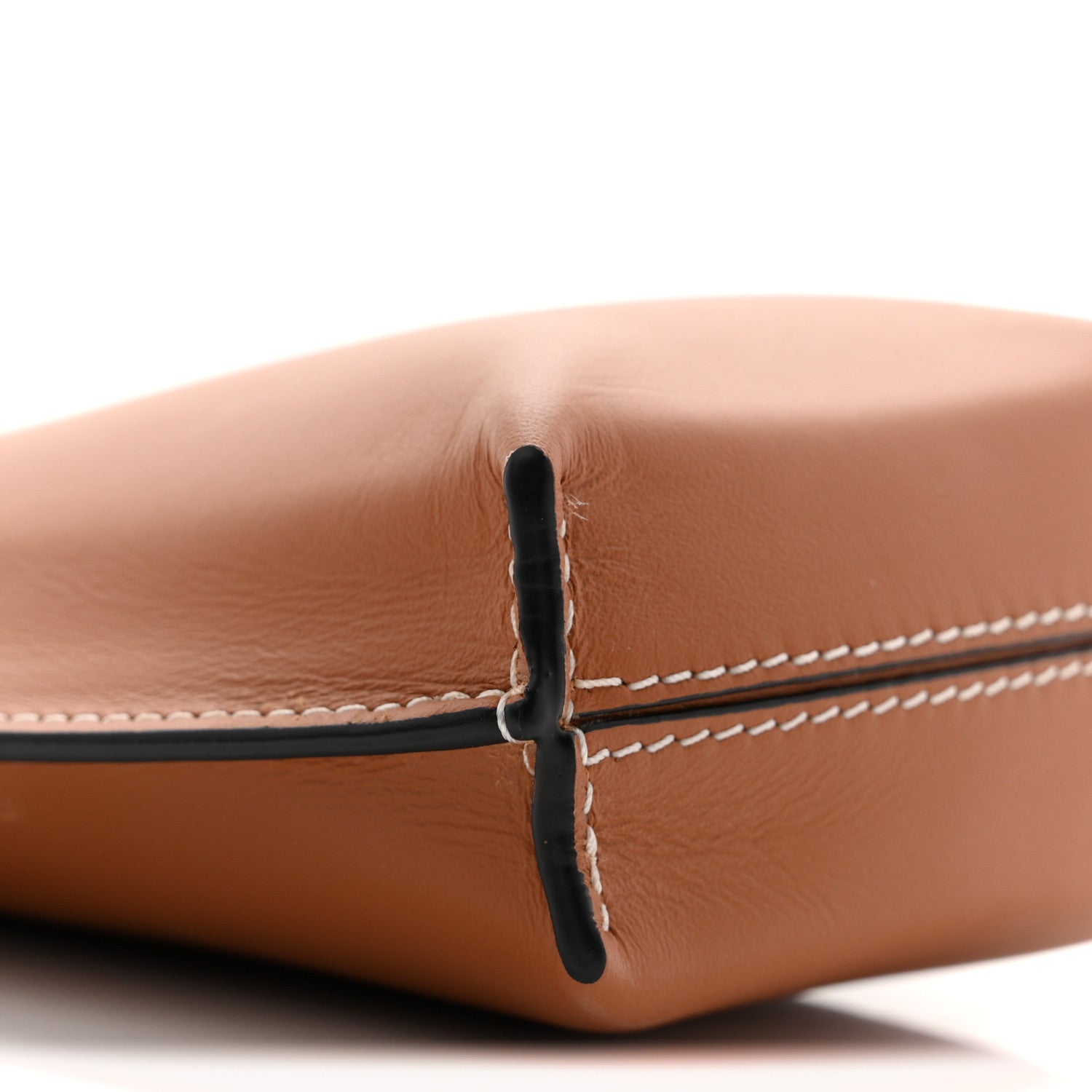 Loewe Smooth Calfskin Anagram Phone Pouch Tan 8 of 9