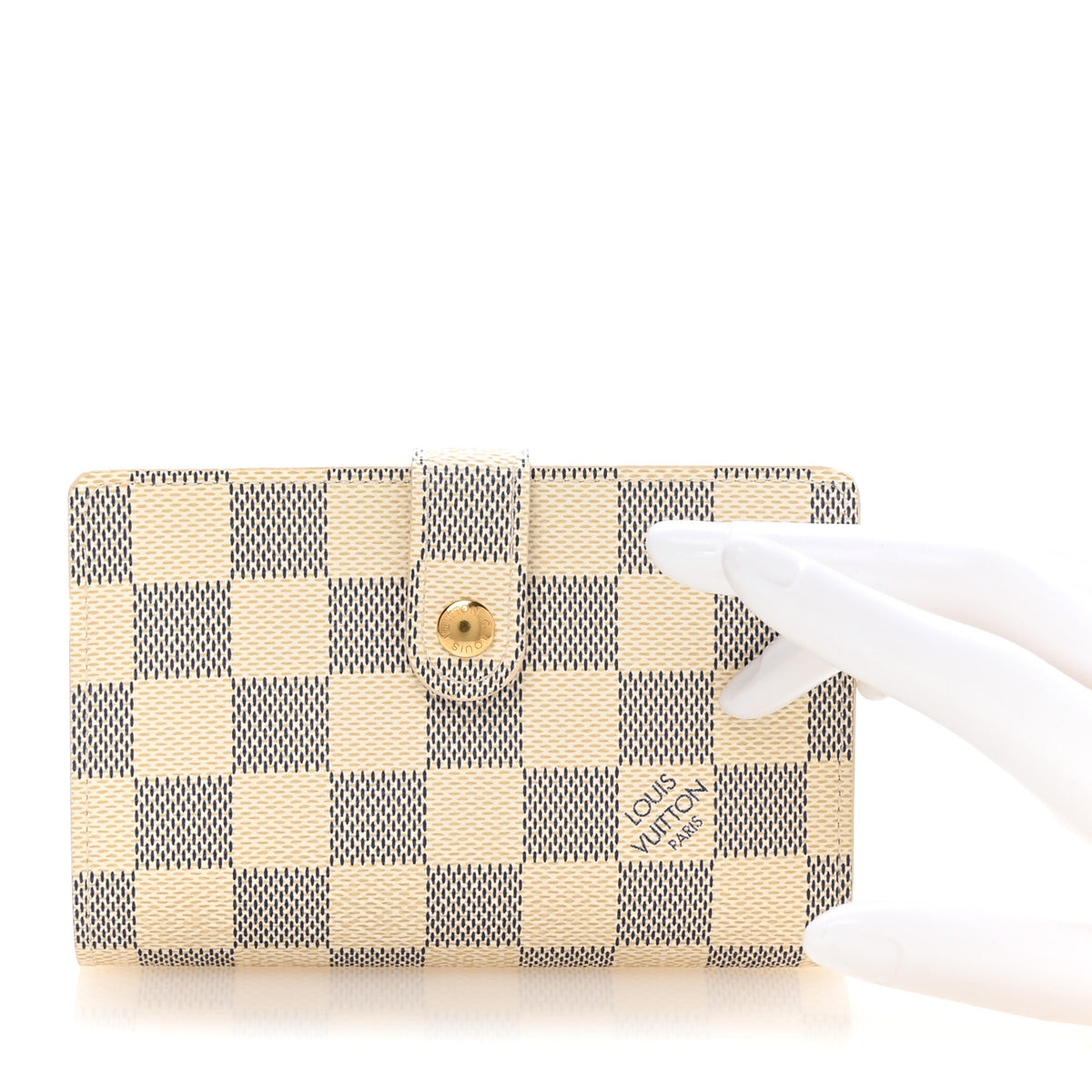Louis Vuitton Damier Azur French Purse Wallet 2 of 7