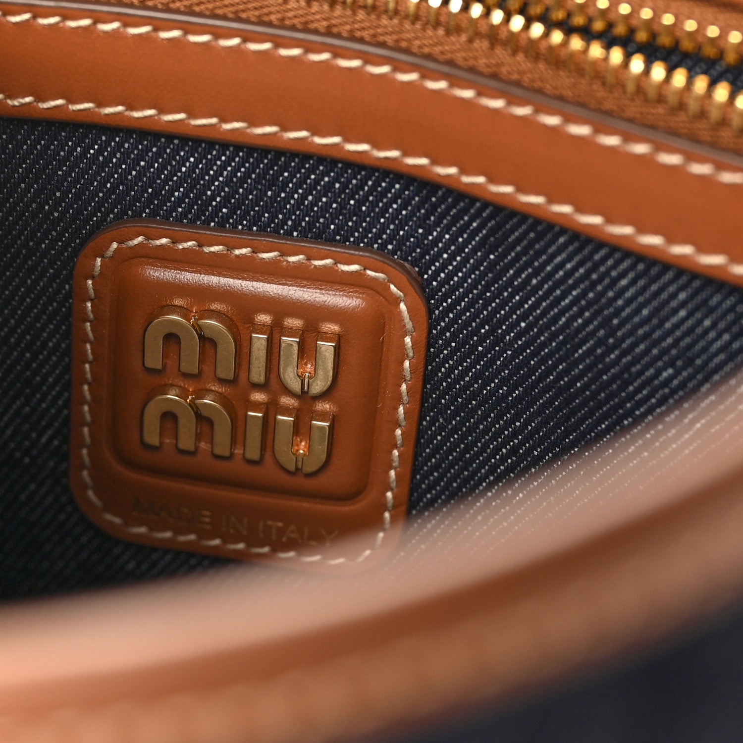 Miu Miu Denim Ivy Blue Brandy 6 of 9