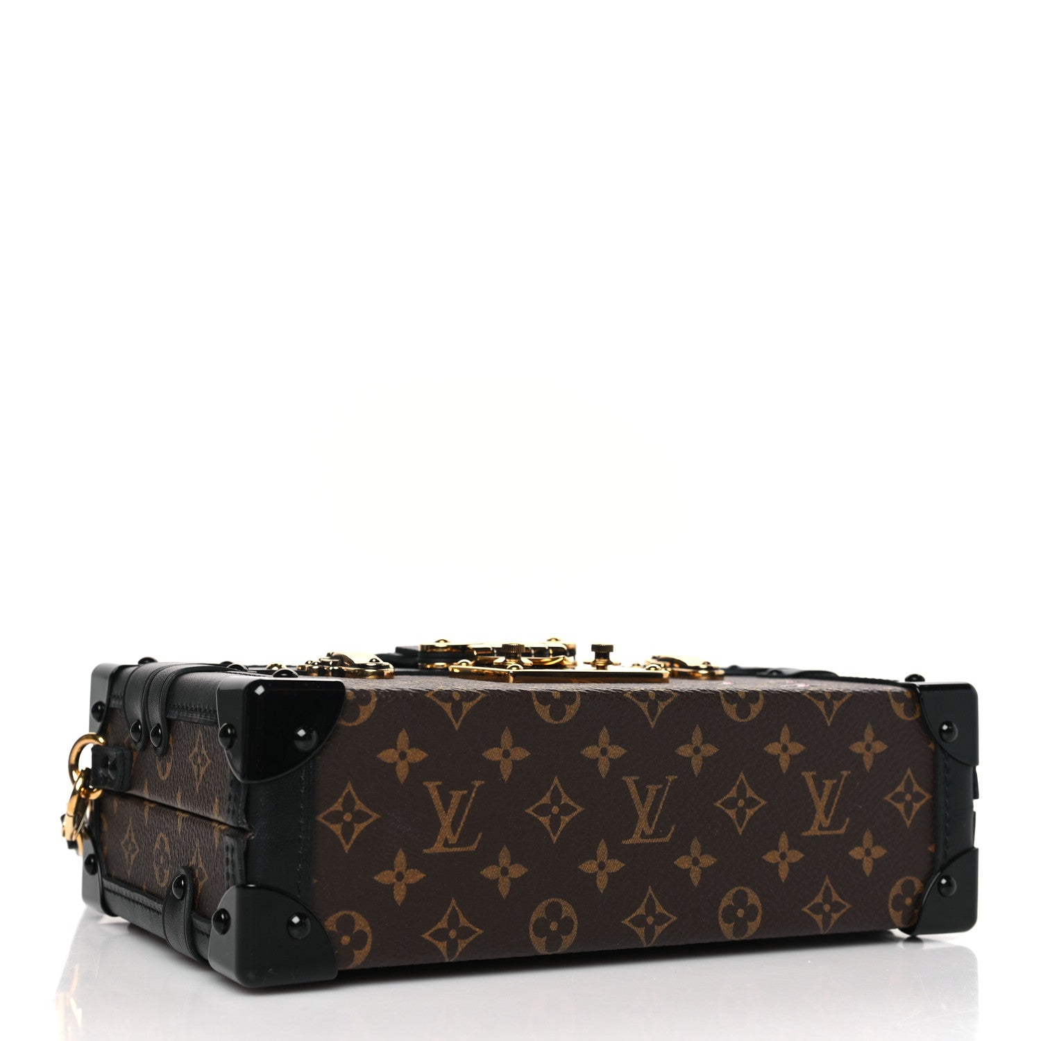 Louis Vuitton LOUIS VUITTON Monogram Petite Malle Black 4 of 9