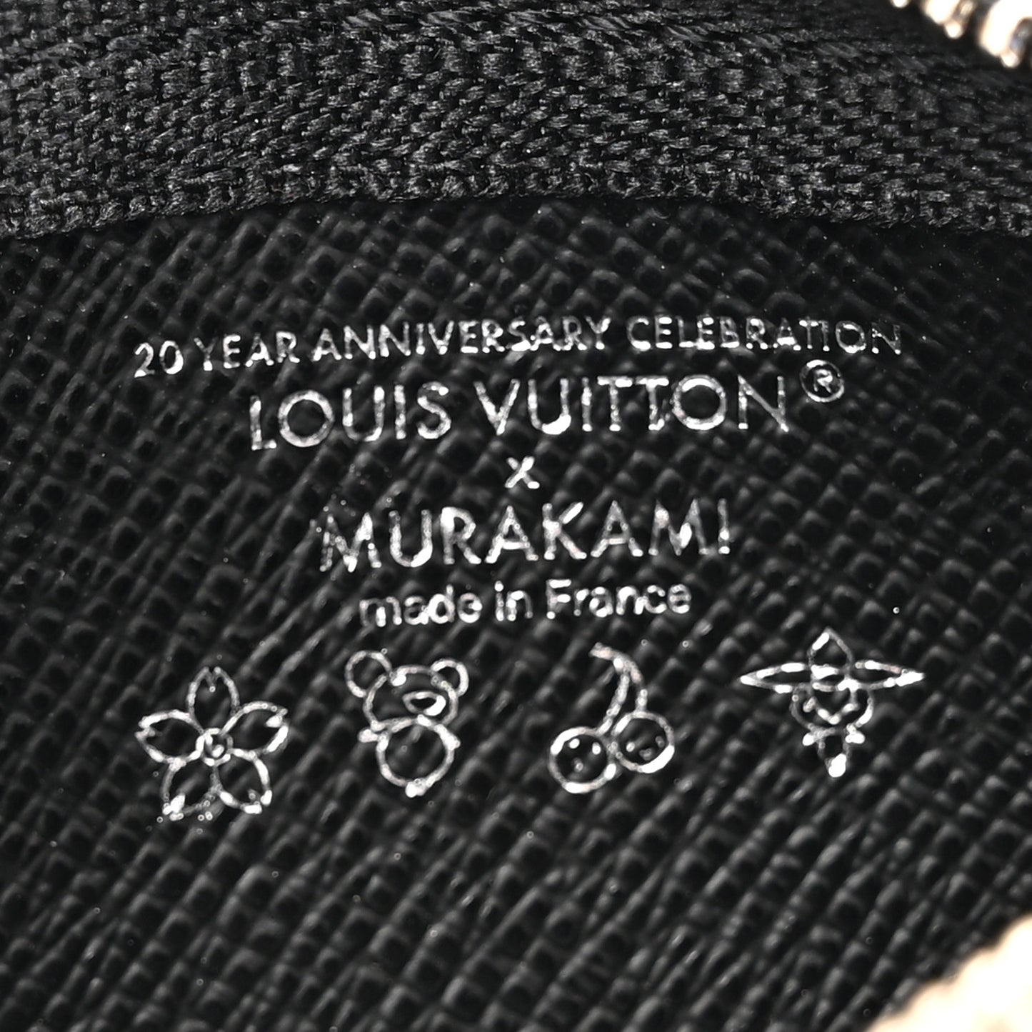LV X TM Monogram Multicolor Key Pouch Black